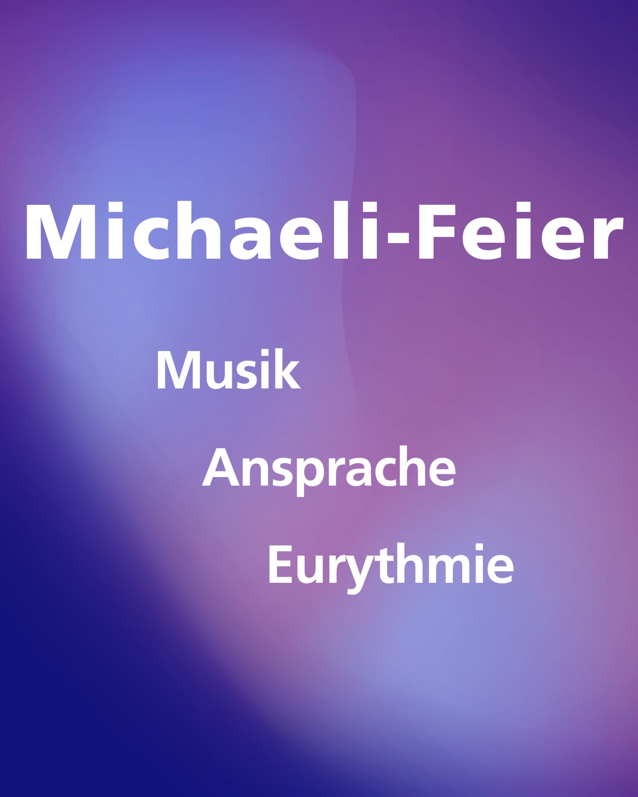 29.09.2025 Michaeli-Feier