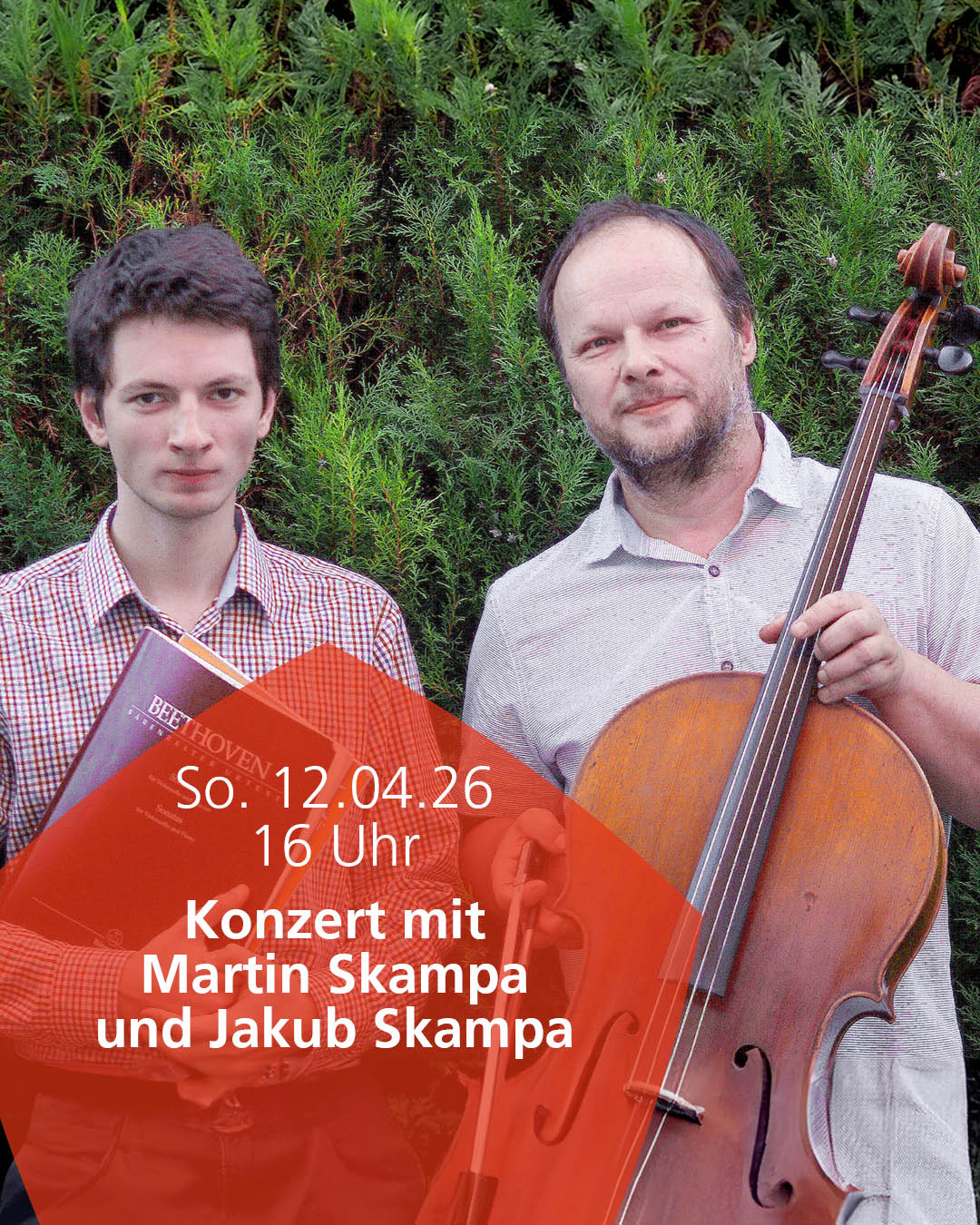 12.04.2026 Konzert mit Martin Skampa und Jakub Skampa
