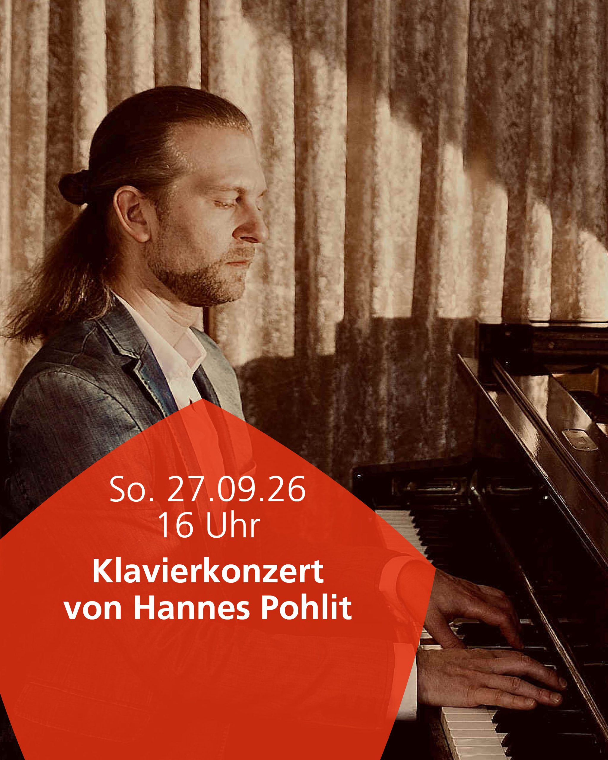 27.09.2026 Klavierkonzert von Hannes Pohlit