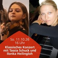 11.10.2026 Konzert mit dem Duo Schuck-Heilingloh