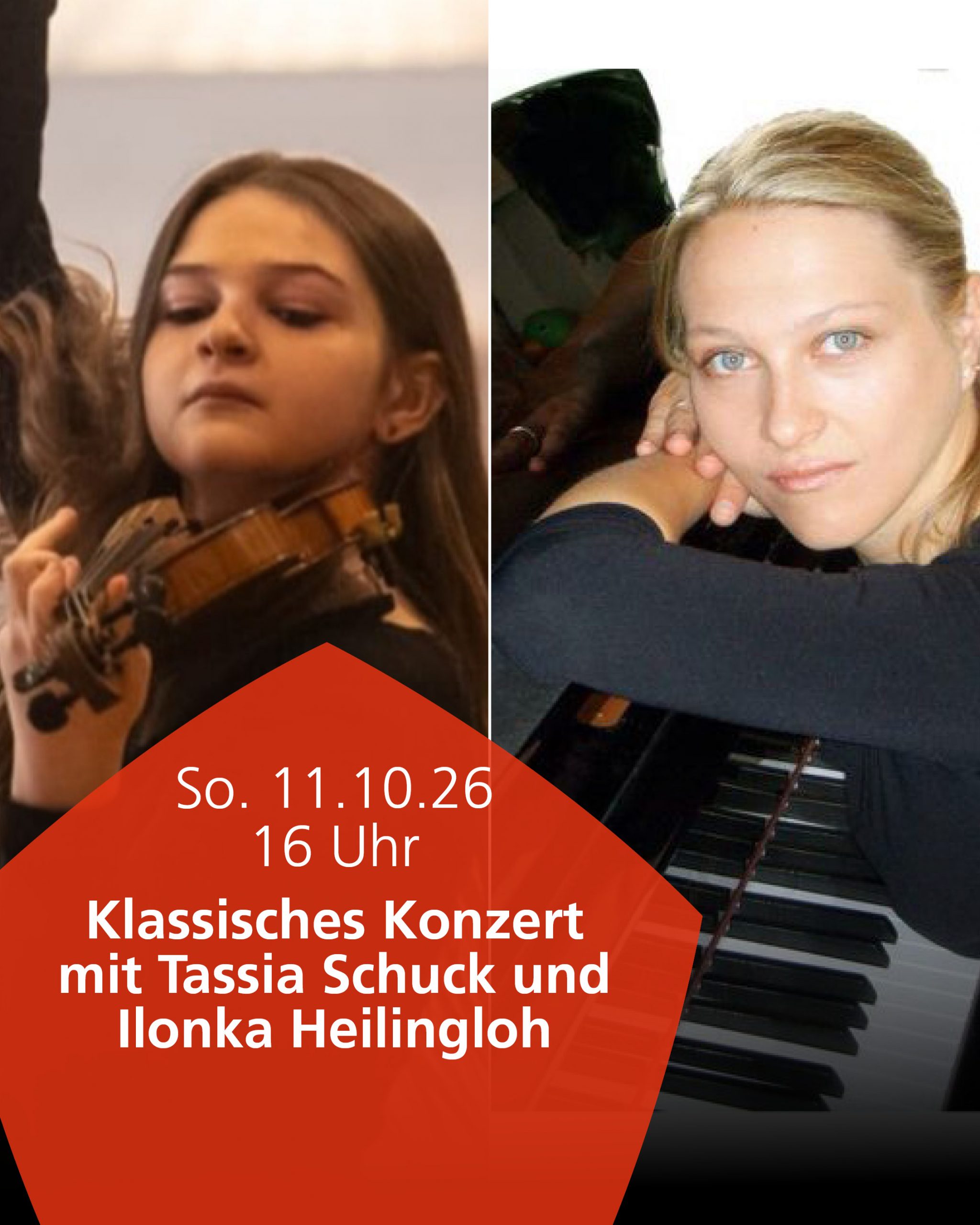 11.10.2026 Konzert mit dem Duo Schuck-Heilingloh
