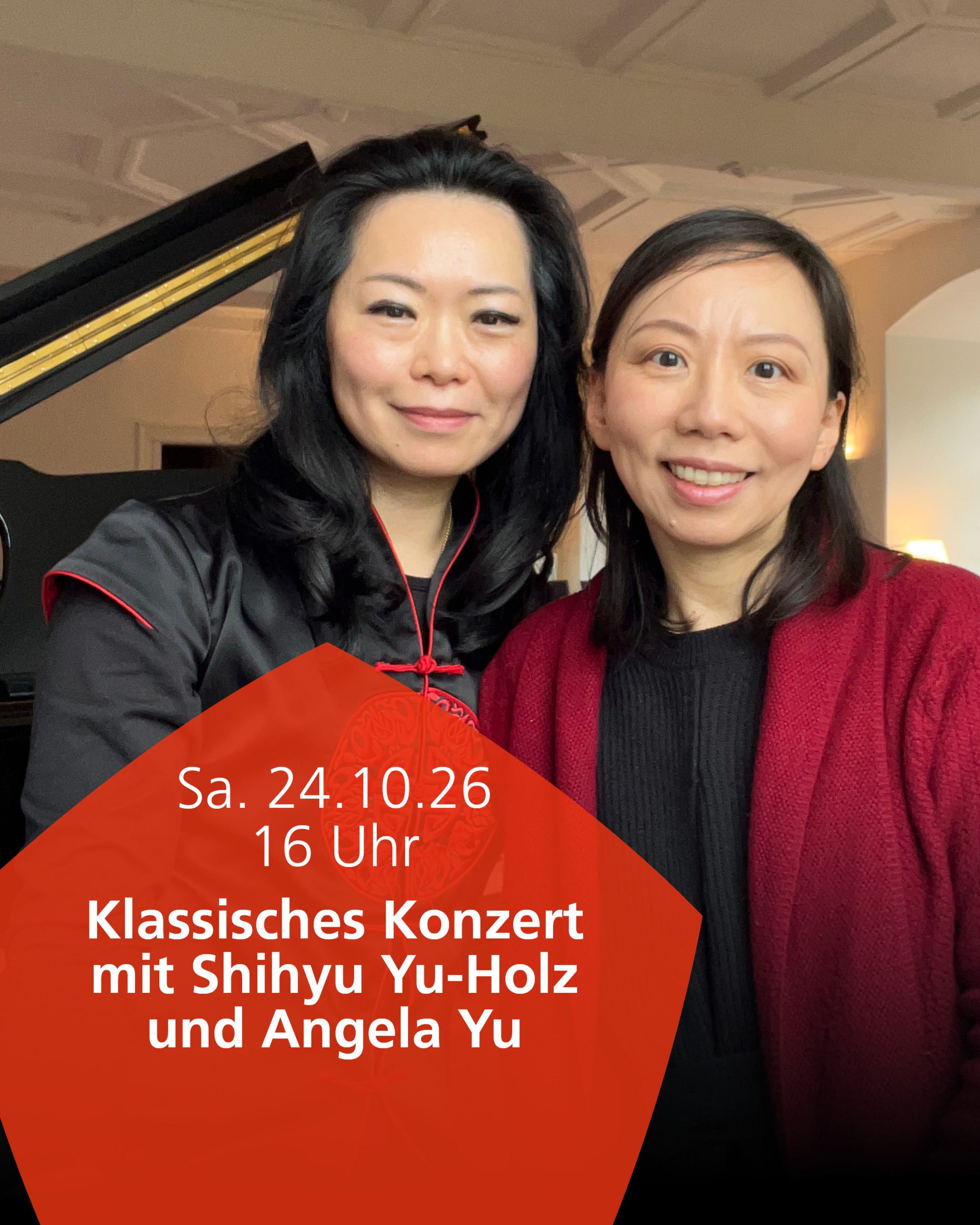 24.10.2026 Konzert mit Shihyu Yu-Holz und Angela Yu